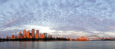 SH107 At Sunrise, Sydney Skyline