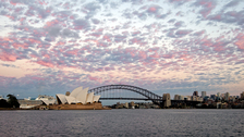 SH126 At Sunrise, Opera House & Harbour Bridge