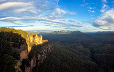 JV127 Three Sisters & Mt. Solitary at Sunset